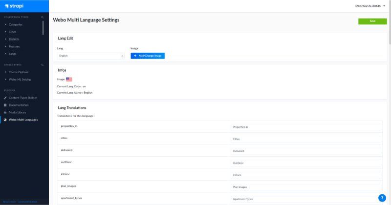 RealEstate site using Strapi , React
